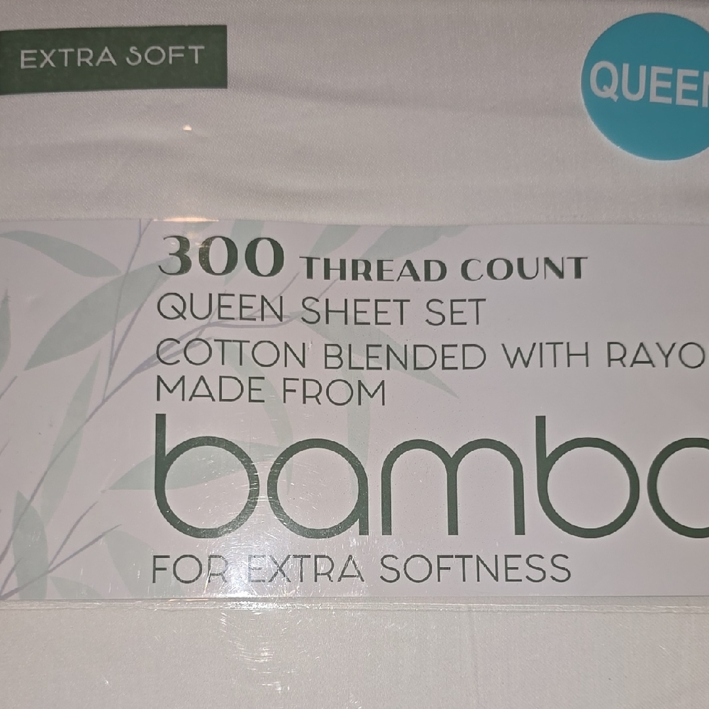 💚BAMBOO Queen Sheet Set - Cream